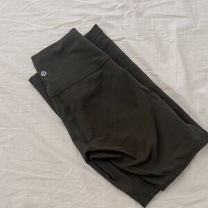 Lululemon Olive Green Wunder Train Ankle Length